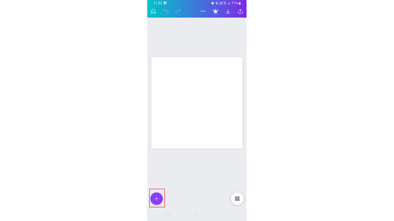 Canva Design on mobile