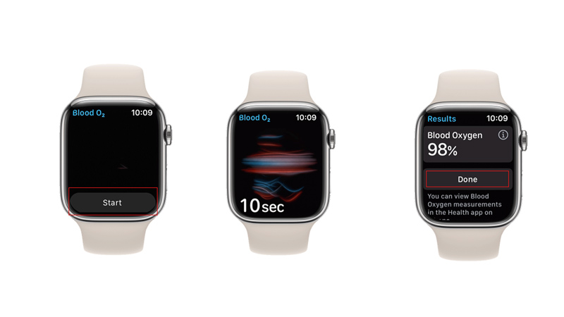Check Blood Oxygen Level on Apple Watch