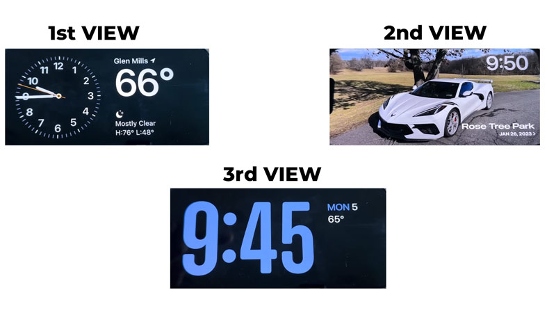 Switch to Different view on StandBy Mode