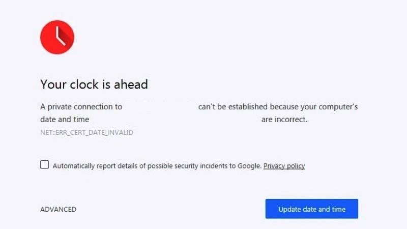 fix your clock is ahead error on mac