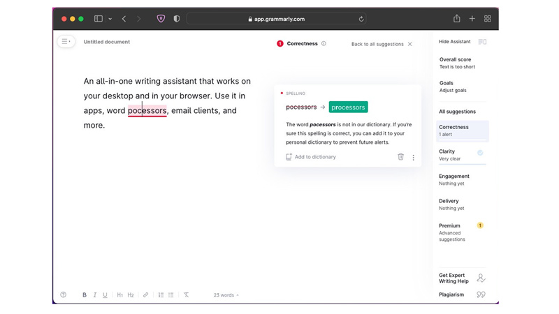 Grammarly for MacBook Pro 2016