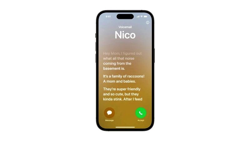 how to use live voicemail on iphone with ios 17 beta