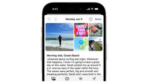 iOS 17 iPhone Journal App