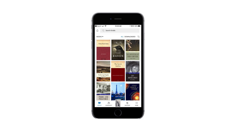 Kindle Book on iPhone