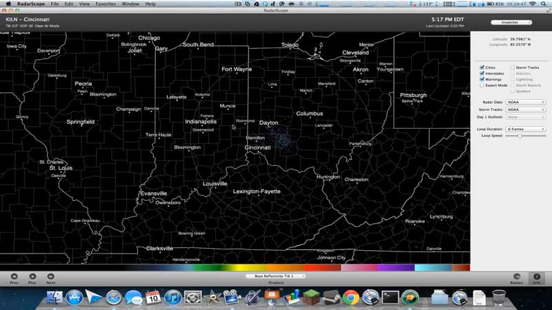 RadarScope app