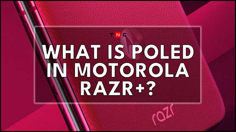 What is Razr+ pOLED Display?