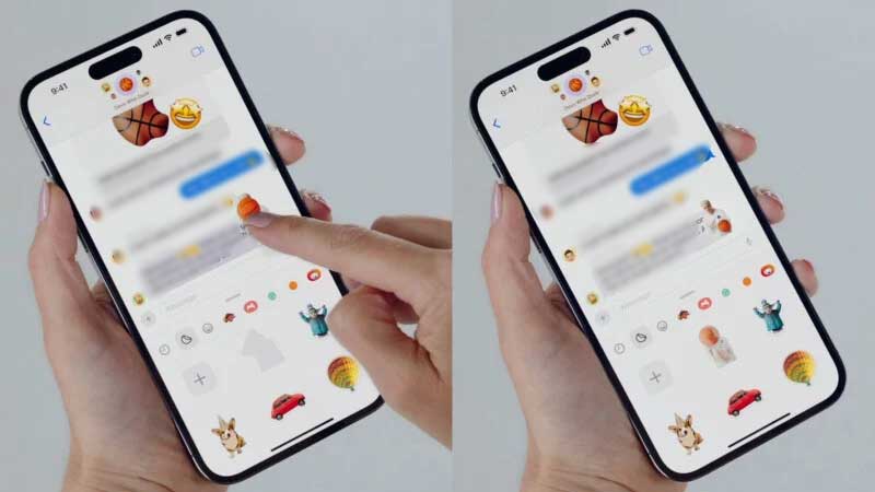 live sticker on iOS 17 