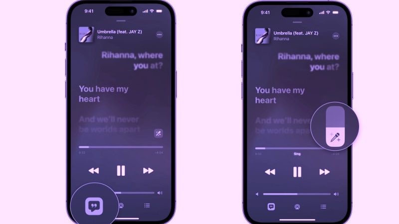 use apple music sing on iphone