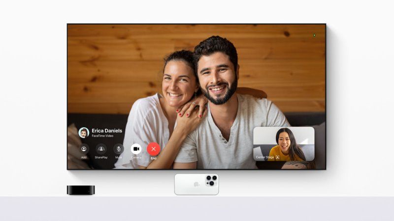 use facetime on apple tv