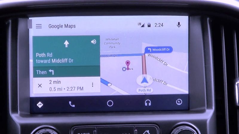use google maps with android auto