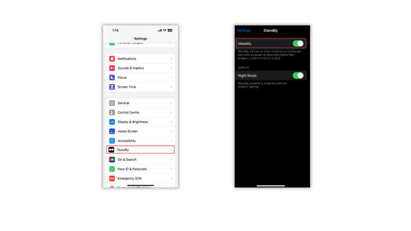 Use StandBy on iOS 17