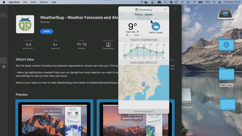 WeatherBug app