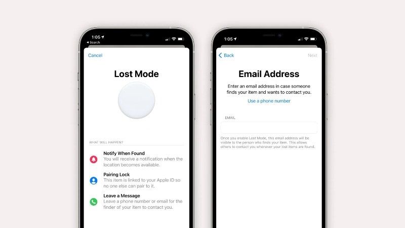 what is lost mode in airtag