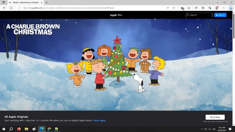 where to watch charlie brown for free