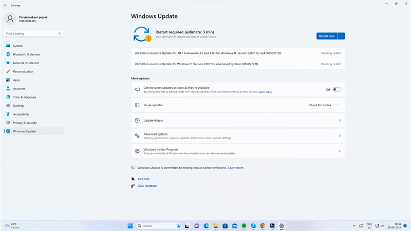 Windows 11 update