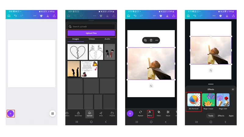 Remove Background on Canva Mobile