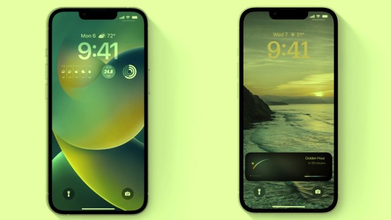 change clock on iphone lock screen on ios 14