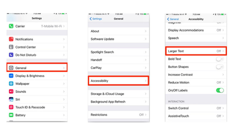Change Font Style on iPhone with iOS 14