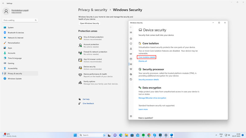 Enable Microsoft vulnerable blocklist on Windows 11
