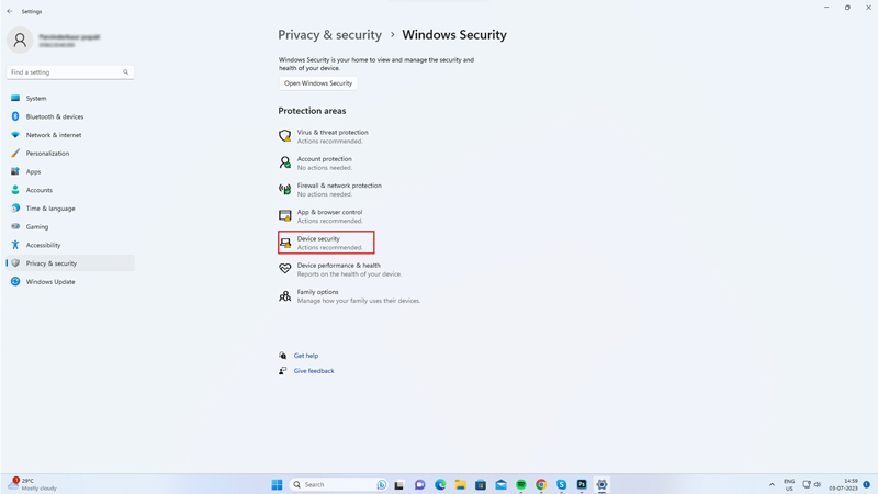 Microsoft Vulnerable blocklist on Windows 11 - Device Security
