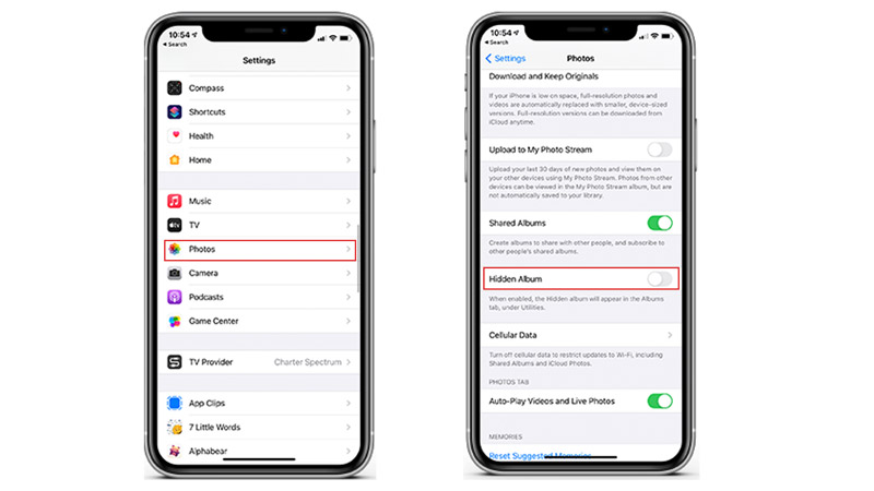 Find Hidden Photos on iPhone with iOS 14