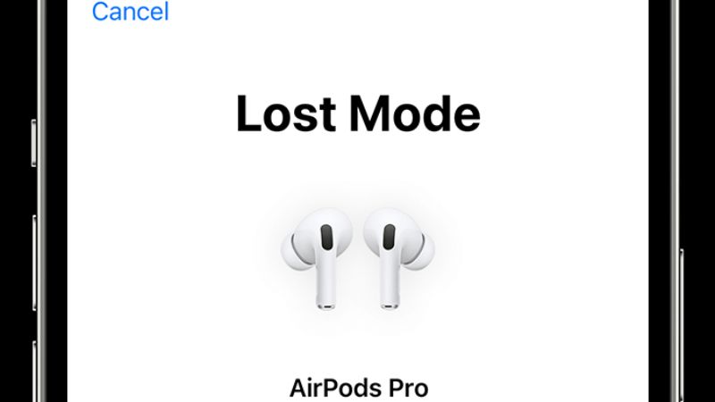 find lost airpods