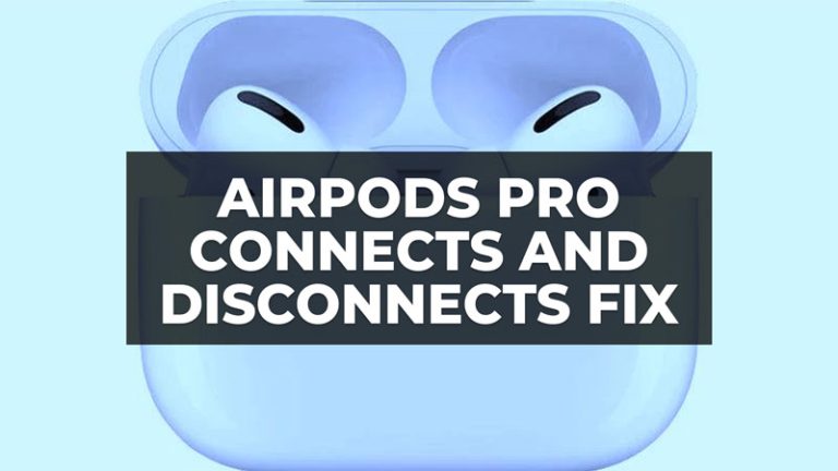 how to fix airpods pro voice connects and disconnects while talking