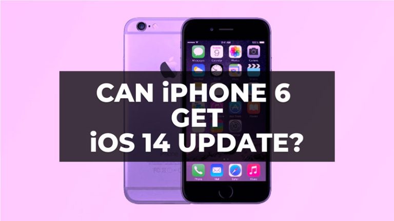 how to update iphone 6 to ios 14