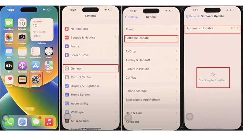 Software Update iOS