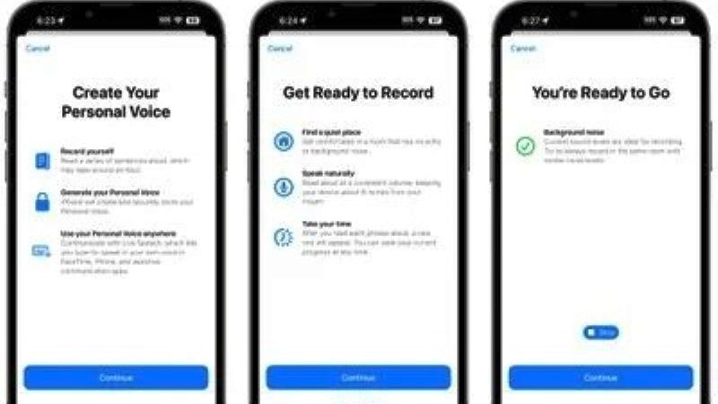 ios 17 voice cloning