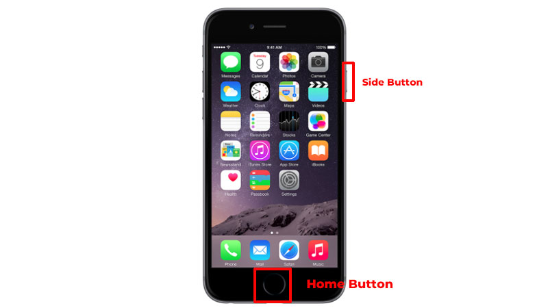 Restart iPhone 6