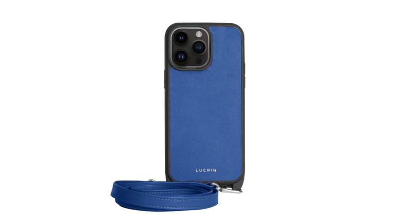 Lucrin Crossbody iPhone 14 Pro Max leather case