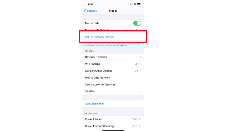 find missing hotspot