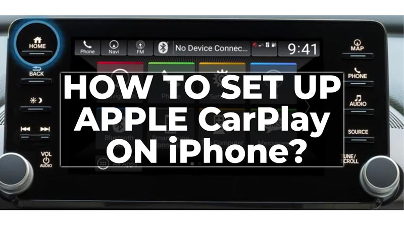 Setup Apple CarPlay on iPhone