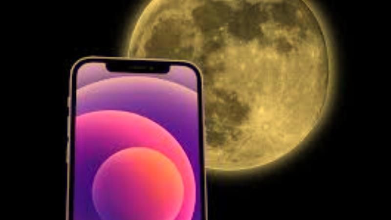 take a picture of moon with iphone 14 pro