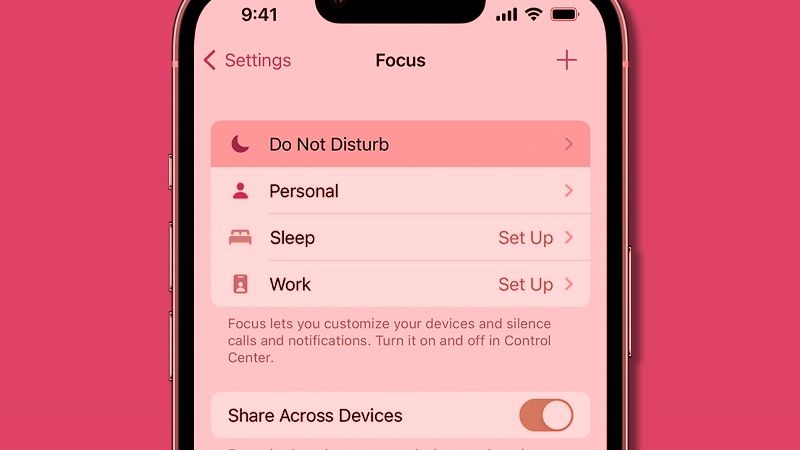 turn off do not disturb iphone 14