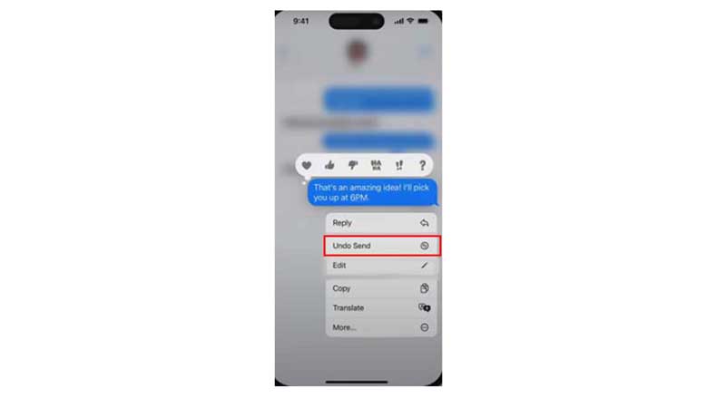 How to Undo Send Message on iPhone