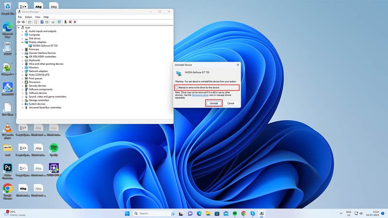 Uninstall Device Drivers on Windows 11