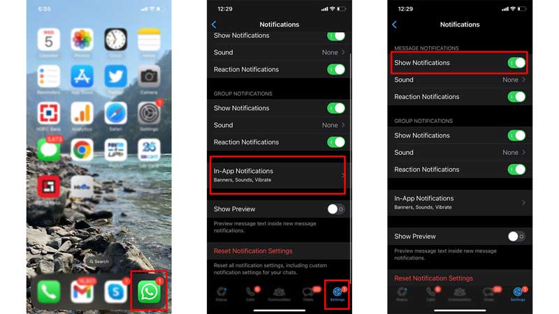 WhatsApp Notifications