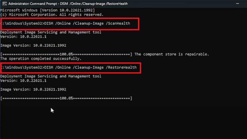 Command prompt - Fix Hypervisor error in Windows 11