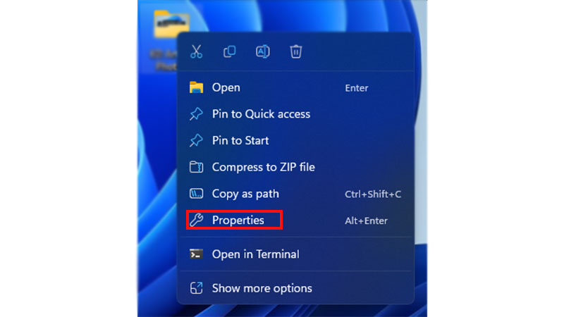 Give full conrtol to Folder step 1