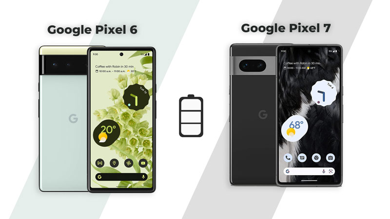 Google Pixel 6 vs Pixel 7 who got the better battery 