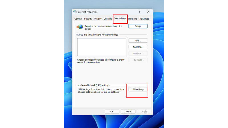 LAN Settings for Omegle