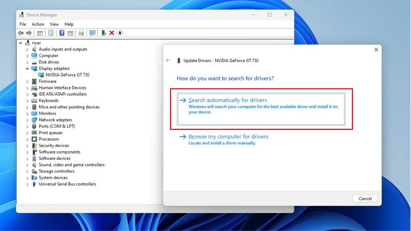 Search Automatically For Drivers for Windows