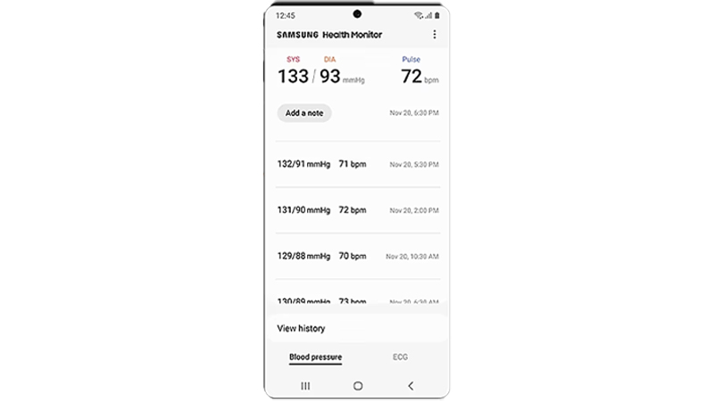 Blood Pressure Readings