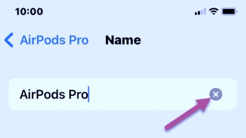 change name of airpods
