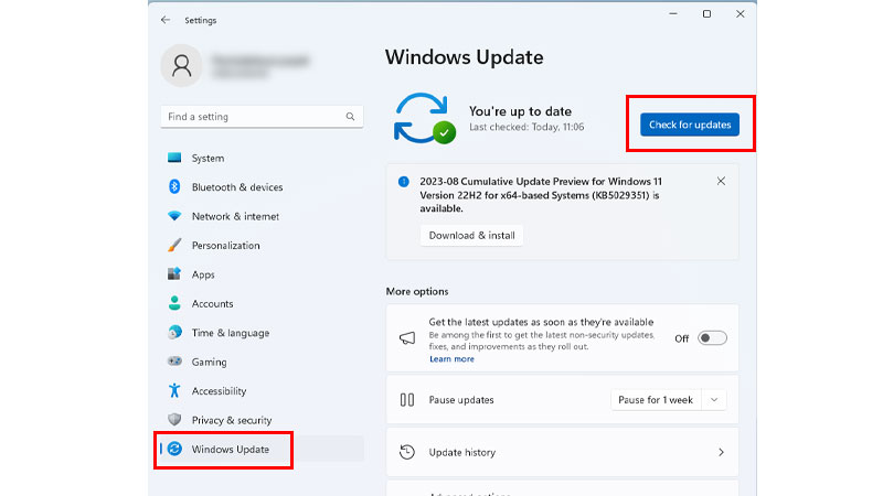 Windows update