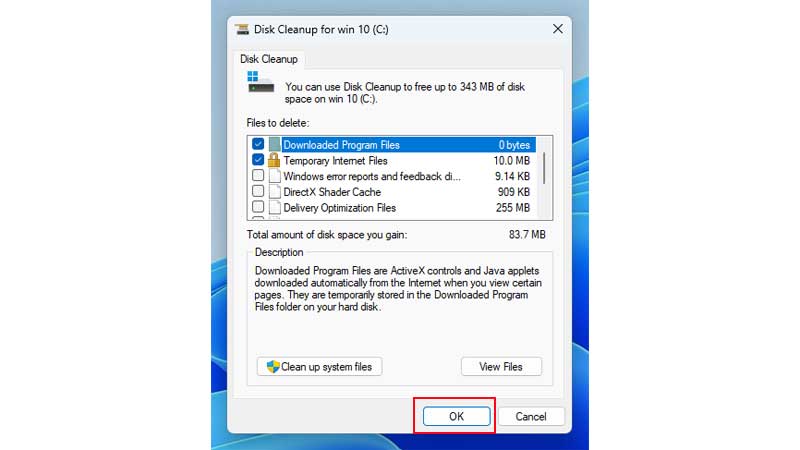 Final Disk Cleanup