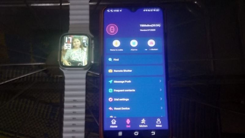 connect the T800 Ultra smart watch to iPhone and Android