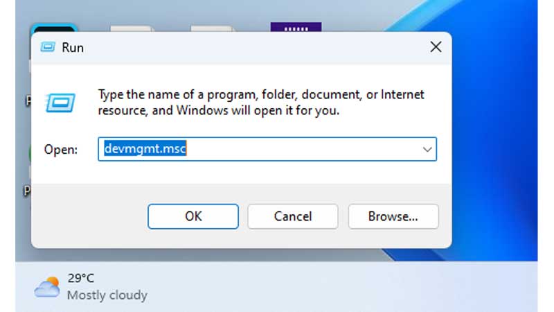 run command
